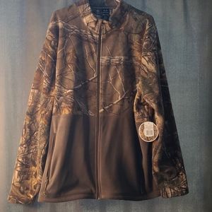 Fleece zipper jacket CAMO